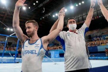 Olympian Dolgopyat arrives home to hero's welcome in Israel