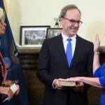 Kathy Hochul sworn in as 1st female New York governor
